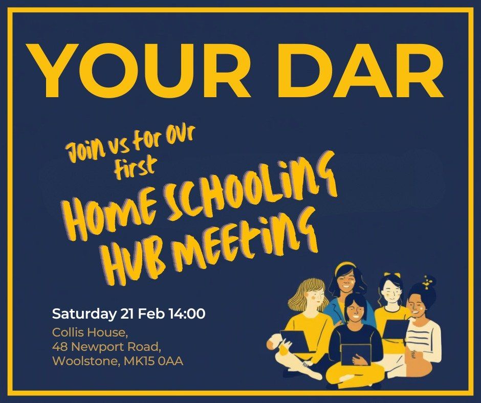 Invitation poster for the first Home Education Meeting